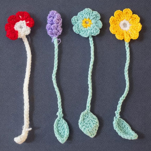 Separadores Flor tejidos a Mano
