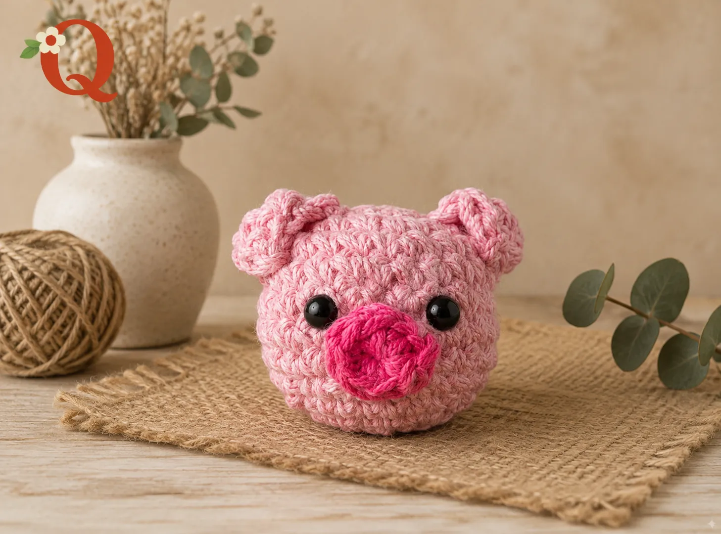 Marranito a crochet