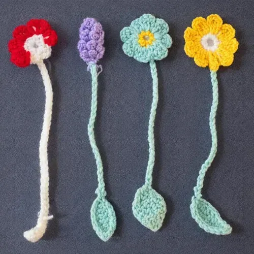 Separadores Flor tejidos a Mano